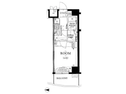 ARTESSIMO VITA(1K/5階)の間取り写真