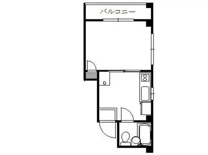 第1高橋ビル 掲載NG(1DK/5階)の間取り写真