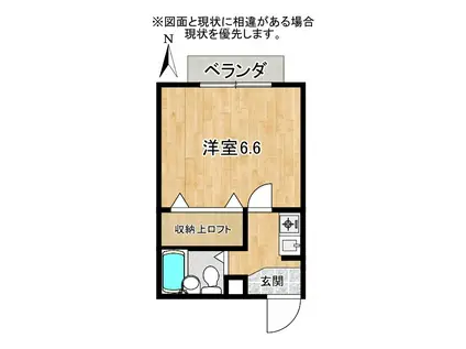 DSSビル(1K/5階)の間取り写真