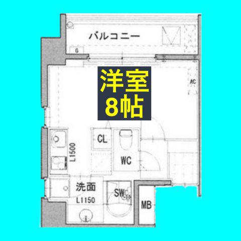 REGARO KANAYAMA ST A(ワンルーム/7階)の間取り写真