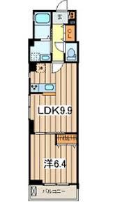 KAリリーマンション(1LDK/2階)の間取り写真