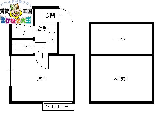 シェスタ柳谷(1K/1階)の間取り写真