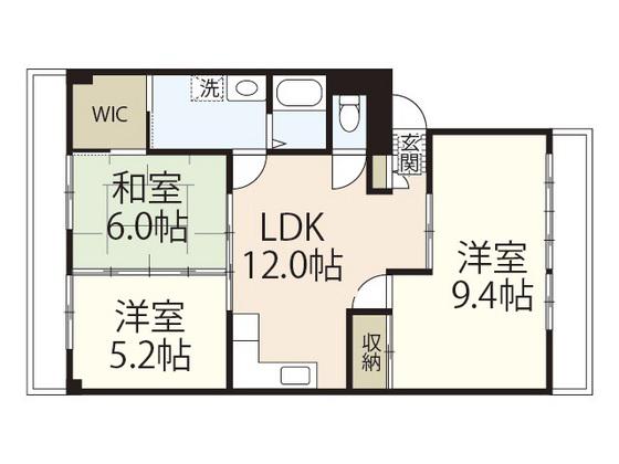 クロスデータビルNO.14(3LDK/1階)の間取り写真