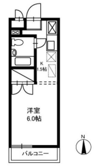 アーバンライフ(1K/2階)の間取り写真