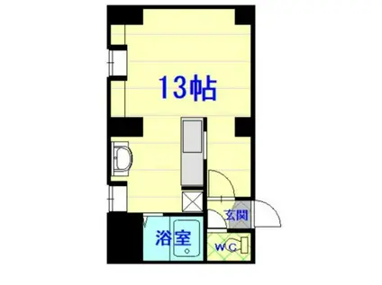 シャトレー3・1(ワンルーム/3階)の間取り写真