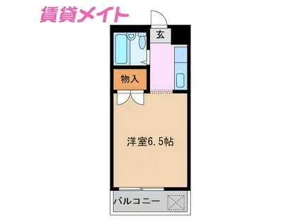 コート江戸橋(1K/2階)の間取り写真