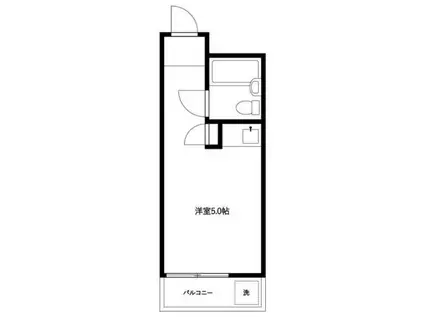トップ阿佐谷第2(ワンルーム/3階)の間取り写真