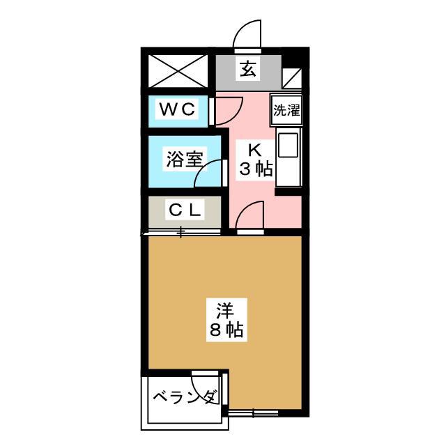 FIZZ(1K/3階)の間取り写真