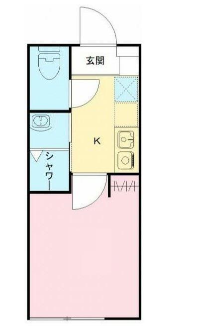 THE ROOMS 中野本町(1K/3階)の間取り写真