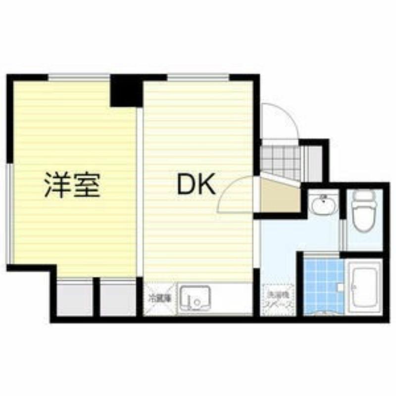 マイルーム澄川(1DK/3階)の間取り写真