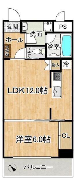 FELICE(1LDK/2階)の間取り写真
