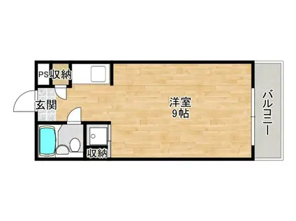 PEDDY MARRYI(ワンルーム/1階)の間取り写真