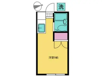 ドエル馬絹A(ワンルーム/3階)の間取り写真