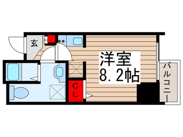 WIN EXCELLENCE IV(ワンルーム/9階)の間取り写真