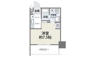 S-FORT高宮(1K/4階)の間取り写真
