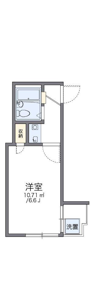 レオパレス八広(1K/2階)の間取り写真