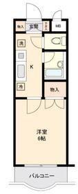 CITY SPIRE仙台(1K/3階)の間取り写真