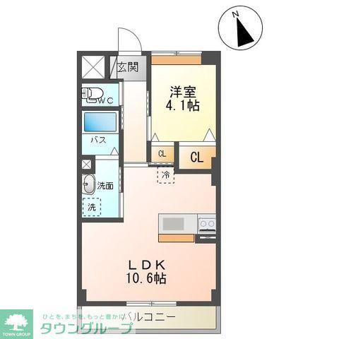 柳生マンション工事(1LDK/2階)の間取り写真