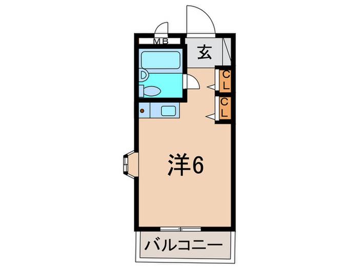 アパ-トメントハウスNN(ワンルーム/2階)の間取り写真