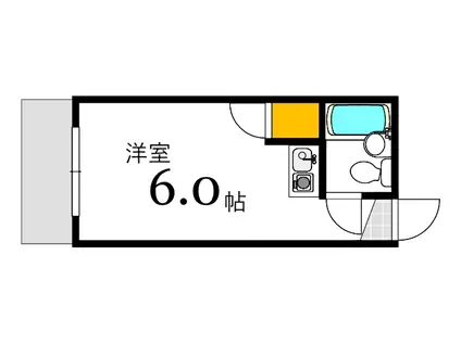 MAXYAMASHITA(ワンルーム/5階)の間取り写真