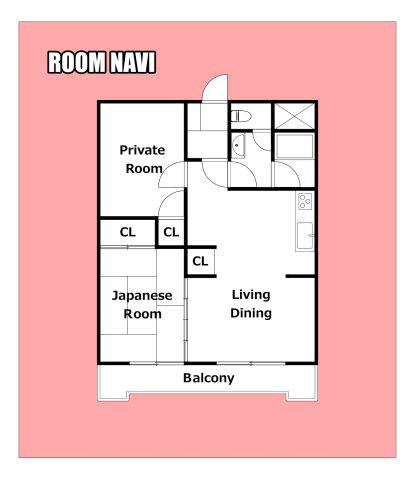 ロマンスハイツ(3DK/1階)の間取り写真