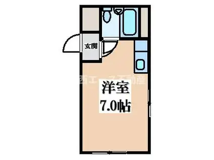 野江ロイヤルハイツ(ワンルーム/4階)の間取り写真