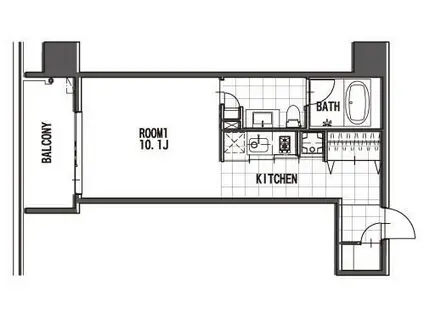 ザ・リンドス(ワンルーム/5階)の間取り写真