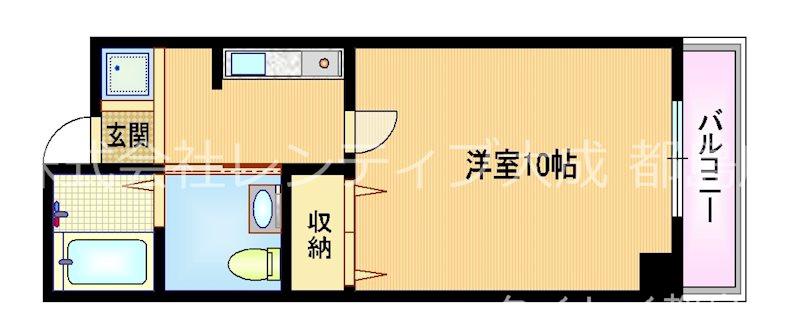 ピアメゾン(1K/1階)の間取り写真