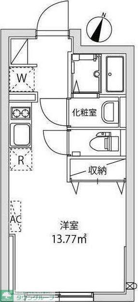 GRANDRESIDENCE ASAGAYA(ワンルーム/4階)の間取り写真