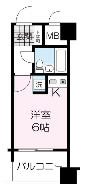 朝日プラザ上杉(1K/5階)の間取り写真