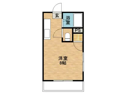 シャンポール南郡元(ワンルーム/3階)の間取り写真