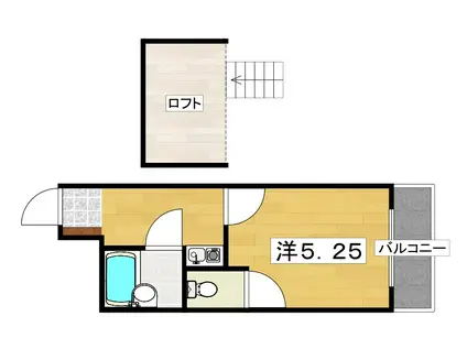 ヨーロピアン3番館(1K/1階)の間取り写真