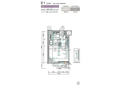 SYNEX KAMEIDO(1K/3階)の間取り写真