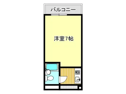 TBレジデンス大分駅前(ワンルーム/5階)の間取り写真