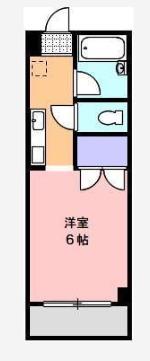 カレッジOZ(1K/3階)の間取り写真