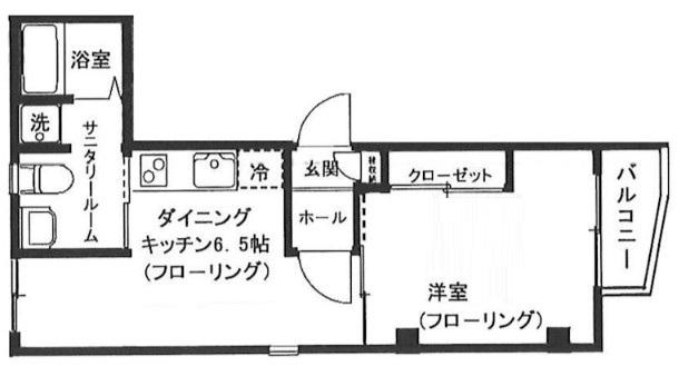 プルミエ北沢(1DK/3階)の間取り写真