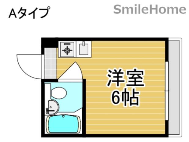 EST玉出(ワンルーム/3階)の間取り写真