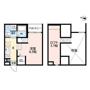 ココマンション(ワンルーム/1階)の間取り写真
