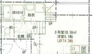 STAGE新栄(1K/2階)の間取り写真