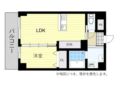 E-PLAN王子(1LDK/10階)の間取り写真