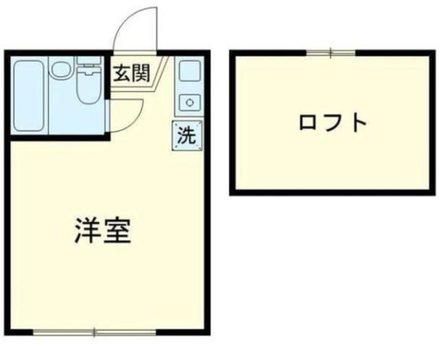 カルタス21方南町第1(ワンルーム/1階)の間取り写真