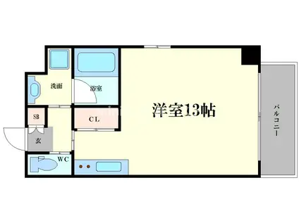 FELISTA HORIE(ワンルーム/4階)の間取り写真