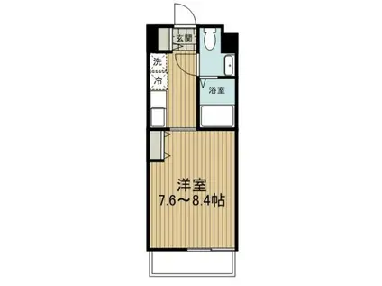 ドゥーエ新百合ヶ丘(1K/3階)の間取り写真