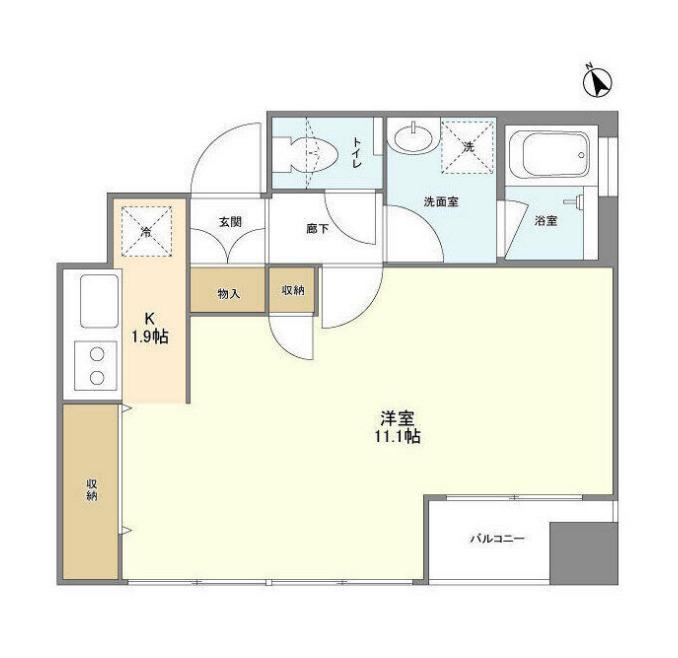 シルバラード(2SLDK/2階)の間取り写真