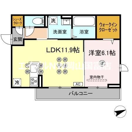 アルタ・レジデ(1LDK/3階)の間取り写真