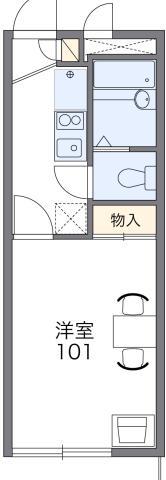 レオパレス和(1K/2階)の間取り写真