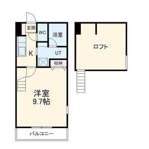 IN STYLE DAIDO-CHO(1K/2階)の間取り写真