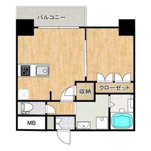 THE SENSE RESIDENCE 新深江(1LDK/10階)の間取り写真