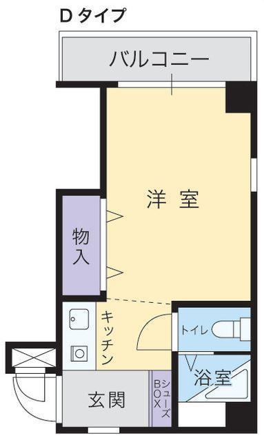 アルファエステート昭和町(1K/3階)の間取り写真