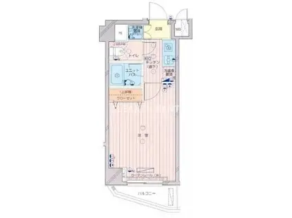 プロフ小石川後楽園(1K/5階)の間取り写真